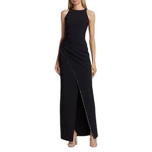 Chiara Boni La Petite Robe Liwen Embellished-Trim Gown MSRP: $1090 Size: 8